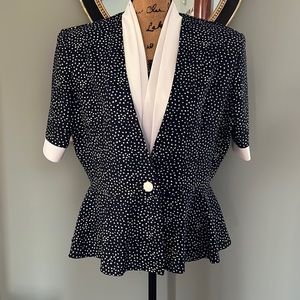 Michael Blake 1980s jacket, size 18, please see measurements.